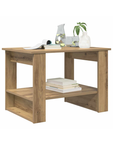 Tavolino da salotto Rovere artigianale 72 x 50 x 50 cm