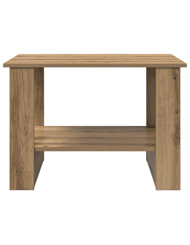 Tavolino da salotto Rovere artigianale 72 x 50 x 50 cm