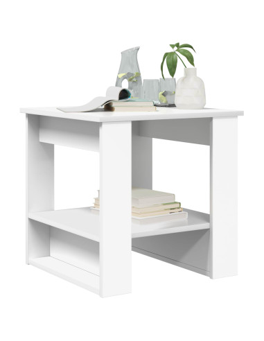 Tavolino da salotto Bianco 51 x 50 x 50 cm Legno multistrato