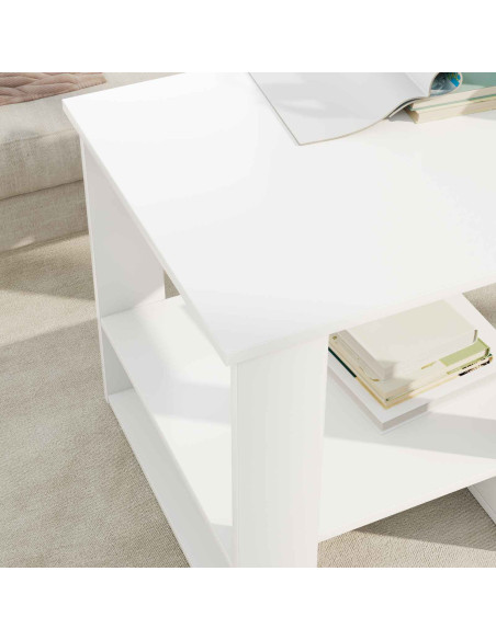 Tavolino da salotto Bianco 51 x 50 x 50 cm Legno multistrato