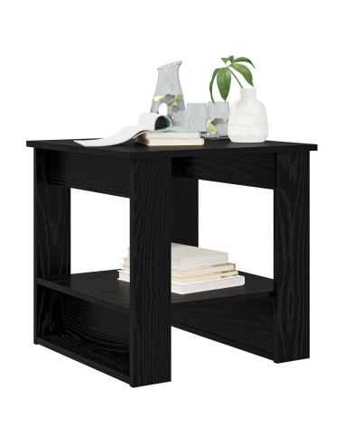 Tavolino da salotto Rovere Nero 51 x 50 x 50 cm