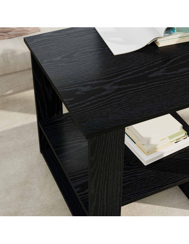 Tavolino da salotto Rovere Nero 51 x 50 x 50 cm