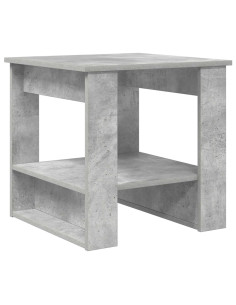 Tavolino da salotto Grigio cemento 51 x 50 x 50 cm 2