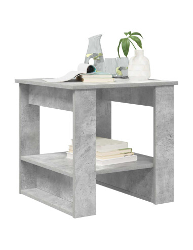 Tavolino da salotto Grigio cemento 51 x 50 x 50 cm