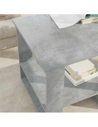 Tavolino da salotto Grigio cemento 51 x 50 x 50 cm