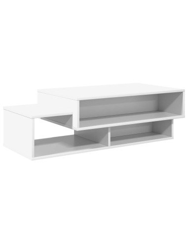 Tavolino da salotto Bianco 105 x 50 x 32,5 cm Legno multistrato