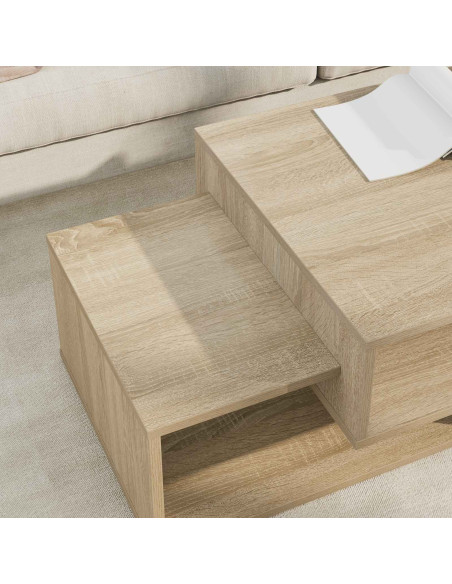 Tavolino da salotto Rovere Sonoma 105 x 50 x 32,5 cm