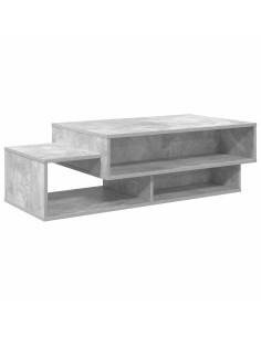 Tavolino da salotto Grigio cemento 105 x 50 x 32,5 cm 2