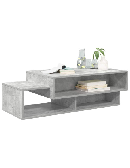 Tavolino da salotto Grigio cemento 105 x 50 x 32,5 cm