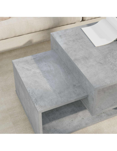 Tavolino da salotto Grigio cemento 105 x 50 x 32,5 cm