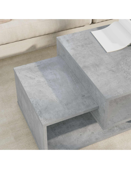 Tavolino da salotto Grigio cemento 105 x 50 x 32,5 cm
