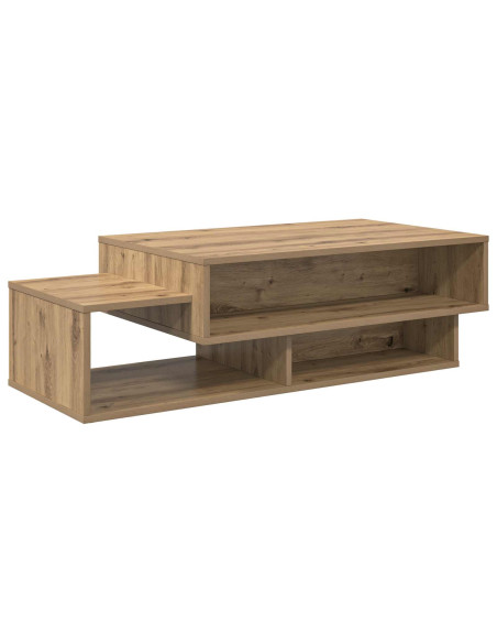 Tavolino da salotto Rovere artigianale 105 x 50 x 32,5 cm