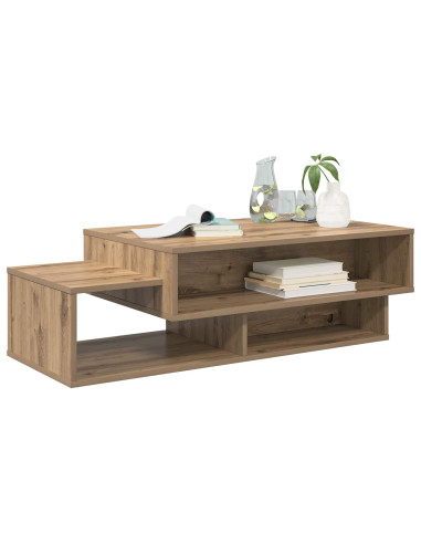 Tavolino da salotto Rovere artigianale 105 x 50 x 32,5 cm