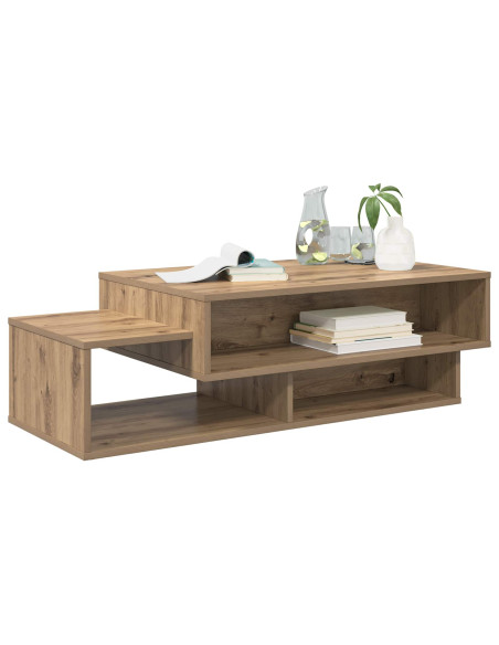 Tavolino da salotto Rovere artigianale 105 x 50 x 32,5 cm