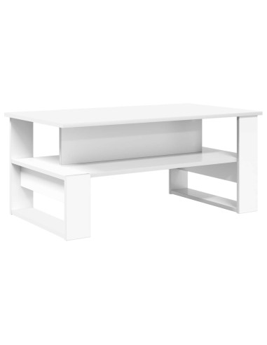 Tavolino da salotto Bianco 90 x 50 x 40 cm Legno multistrato