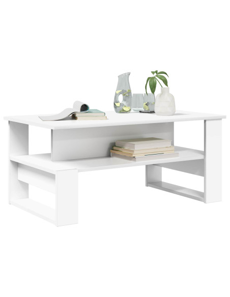 Tavolino da salotto Bianco 90 x 50 x 40 cm Legno multistrato