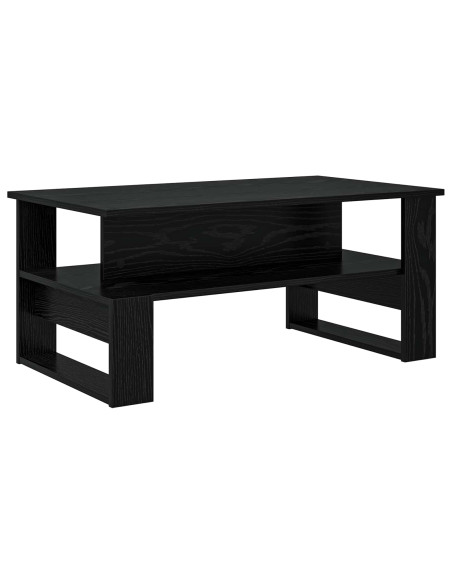 Tavolino da salotto Rovere Nero 90 x 50 x 40 cm