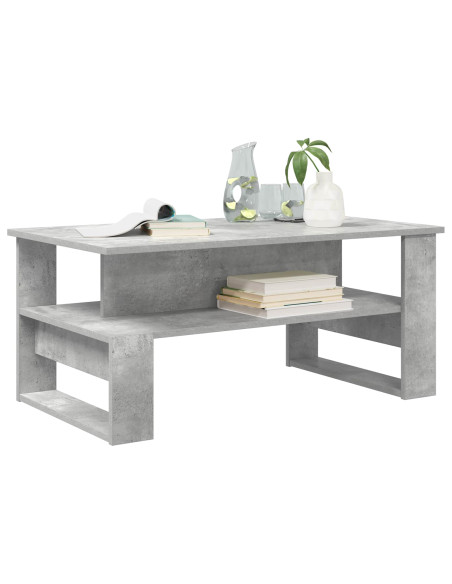 Tavolino da salotto Grigio cemento 90 x 50 x 40 cm