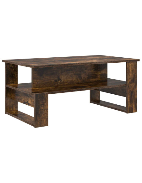 Tavolino da salotto Rovere fumé 90 x 50 x 40 cm