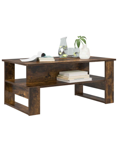 Tavolino da salotto Rovere fumé 90 x 50 x 40 cm