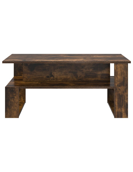 Tavolino da salotto Rovere fumé 90 x 50 x 40 cm