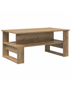 Tavolino da salotto Rovere artigianale 90 x 50 x 40 cm 2