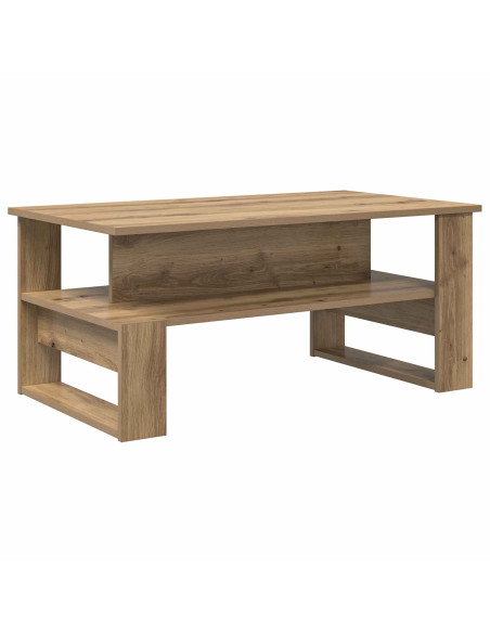 Tavolino da salotto Rovere artigianale 90 x 50 x 40 cm