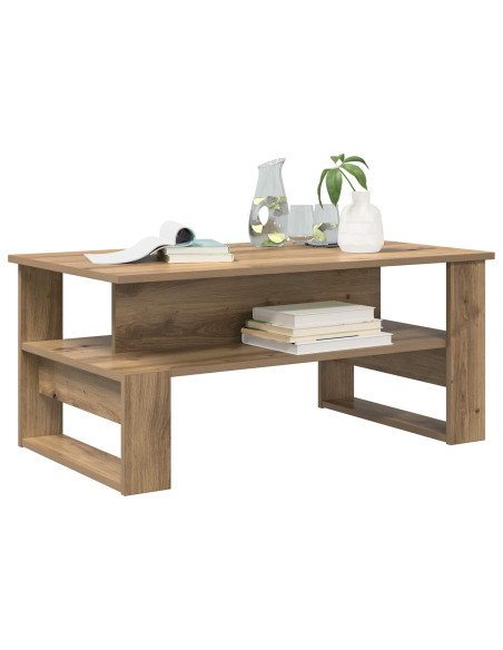 Tavolino da salotto Rovere artigianale 90 x 50 x 40 cm