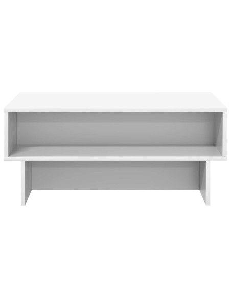Tavolino da salotto Bianco 80 x 46 x 35 cm Legno multistrato