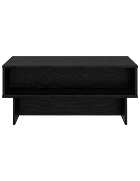 Tavolino da salotto Rovere Nero 80 x 46 x 35 cm