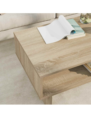 Tavolino da salotto Rovere Sonoma 80 x 46 x 35 cm