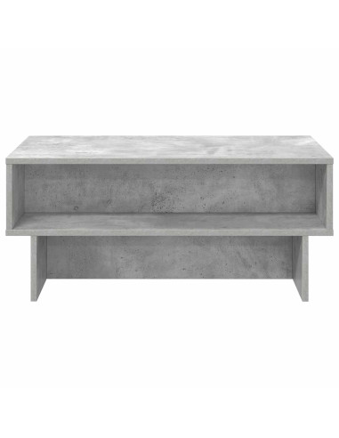 Tavolino da salotto Grigio cemento 80 x 46 x 35 cm