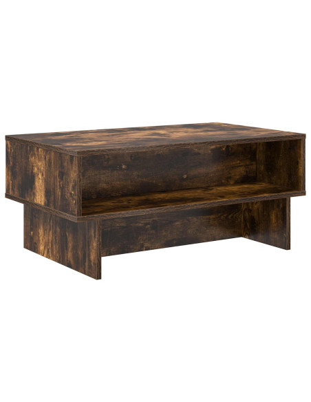 Tavolino da salotto Rovere fumé 80 x 46 x 35 cm