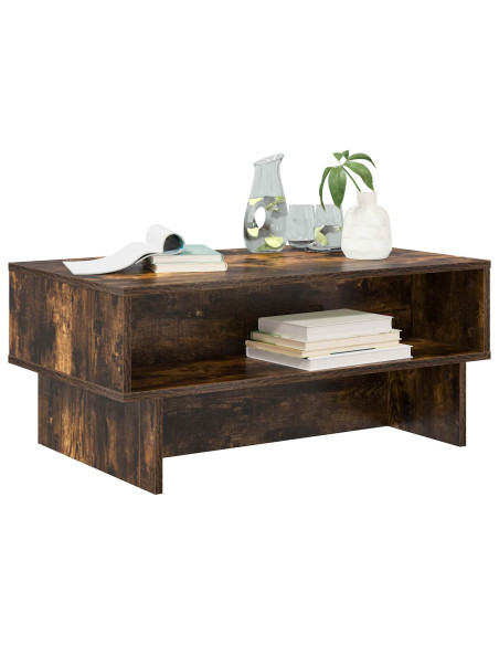 Tavolino da salotto Rovere fumé 80 x 46 x 35 cm