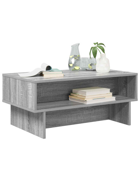 Tavolino da salotto Grigio Sonoma 80 x 46 x 35 cm