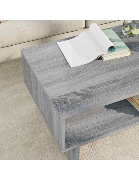 Tavolino da salotto Grigio Sonoma 80 x 46 x 35 cm