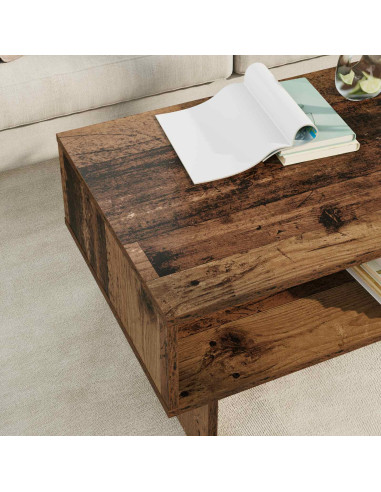 Tavolino da salotto Legno vecchio 80 x 46 x 35 cm