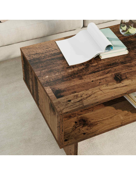 Tavolino da salotto Legno vecchio 80 x 46 x 35 cm