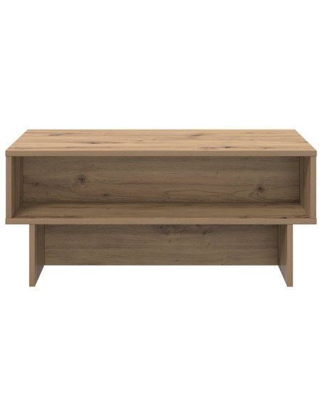 Tavolino da salotto Rovere artigianale 80 x 46 x 35 cm