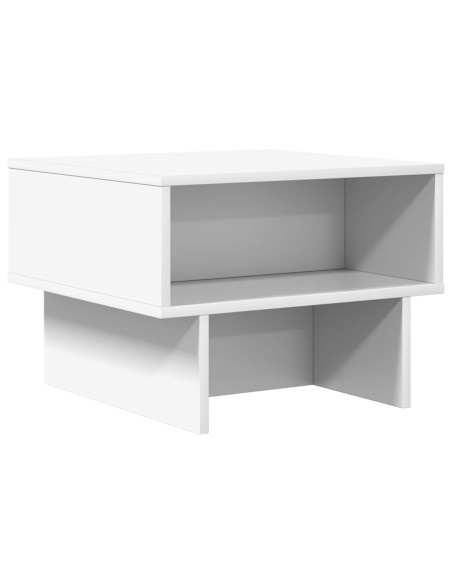 Tavolino da salotto Bianco 48 x 46 x 35 cm Legno multistrato