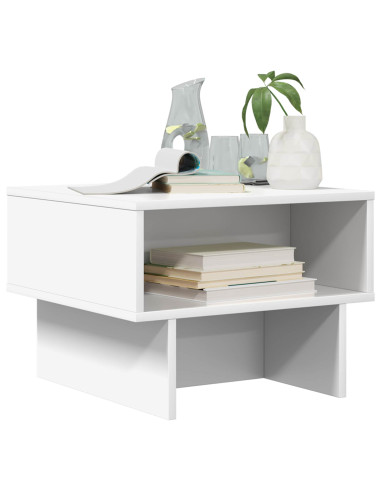 Tavolino da salotto Bianco 48 x 46 x 35 cm Legno multistrato