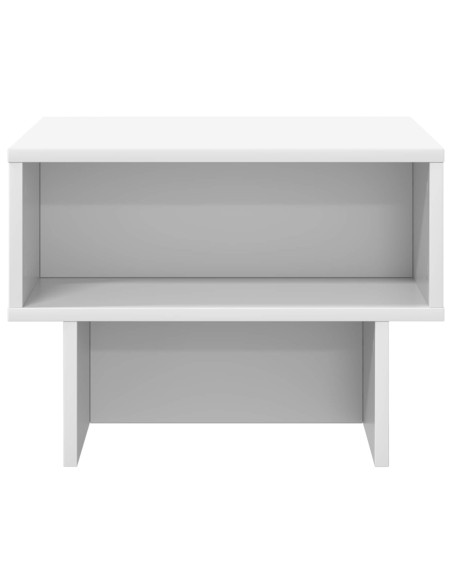 Tavolino da salotto Bianco 48 x 46 x 35 cm Legno multistrato