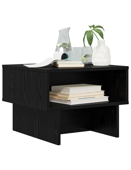 Tavolino da salotto Rovere Nero 48 x 46 x 35 cm