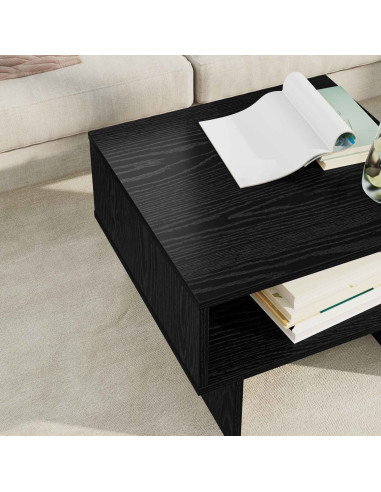 Tavolino da salotto Rovere Nero 48 x 46 x 35 cm