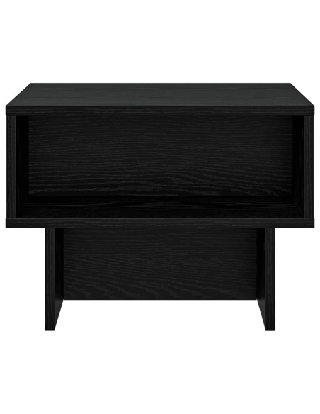 Tavolino da salotto Rovere Nero 48 x 46 x 35 cm