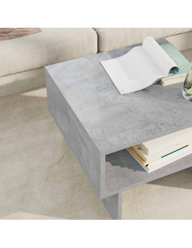 Tavolino da salotto Grigio cemento 48 x 46 x 35 cm