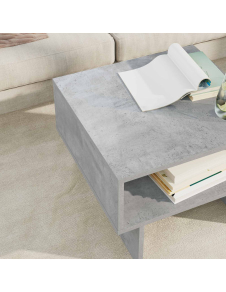 Tavolino da salotto Grigio cemento 48 x 46 x 35 cm