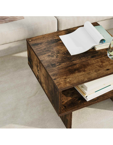 Tavolino da salotto Rovere fumé 48 x 46 x 35 cm