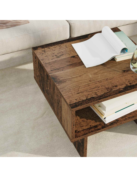 Tavolino da salotto Legno vecchio 48 x 46 x 35 cm