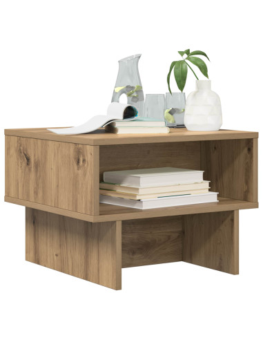 Tavolino da salotto Rovere artigianale 48 x 46 x 35 cm